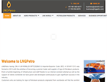 Tablet Screenshot of lngpetro.com
